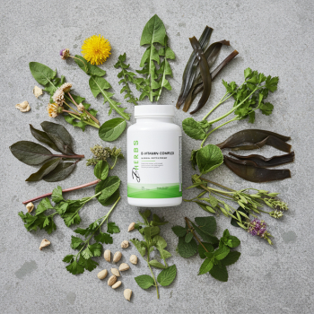 B-Vitamin Complex - Natural Vitamin B Complex Supplement For Vegetarians And Vegans