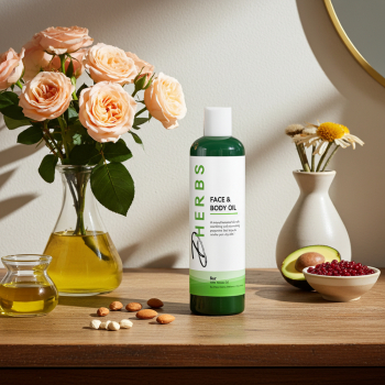 Face and Body Oil (8 oz) - Face and Body Oil for Dry Skin