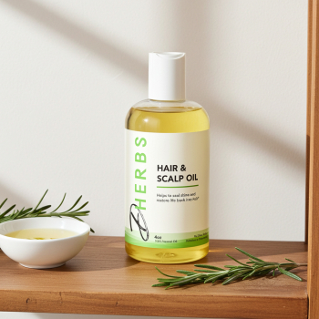 Hair & Scalp Oil - Herbal Hair Oil for Natural Hair Treatment