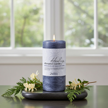 Healing Affirmation Candle - Positive Affirmation Candle