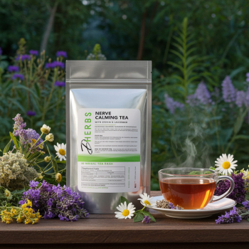 Nerve-Calming Tea - Stress Relief Tea for Anxiety and Sleep