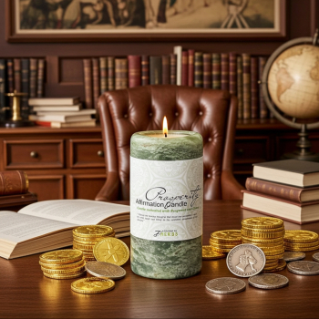 Prosperity Affirmation Candle - Positive Affirmation Candle