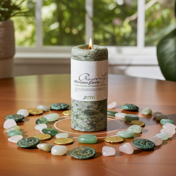 Prosperity Affirmation Candle - Positive Affirmation Candle