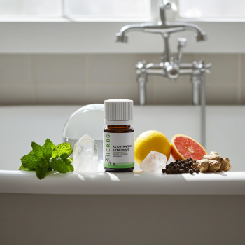 Rejuvenating Bath Drops - Aromatherapy Drops for Energy