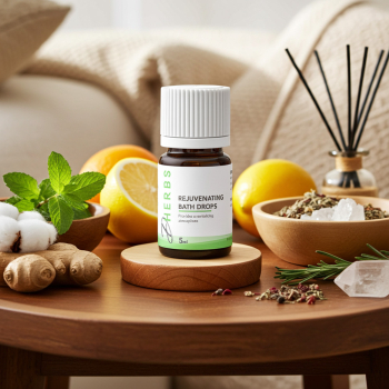 Rejuvenating Bath Drops - Aromatherapy Drops for Energy