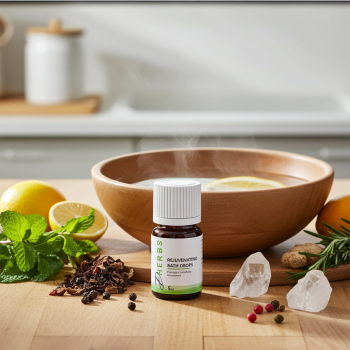 Rejuvenating Bath Drops - Aromatherapy Drops for Energy