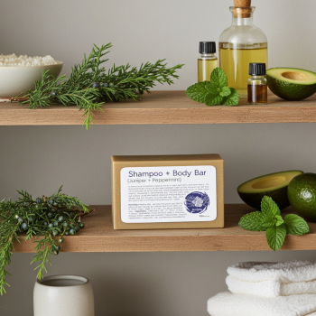 Shampoo + Body Bar (Juniper & Peppermint) - Shampoo And Body Bar