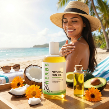 Natural Sun Oil - All-Natural Sun Care Oil
