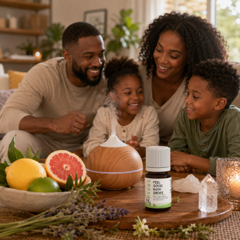 Feel Good Bath Drops - Aromatherapy Drops for Happiness