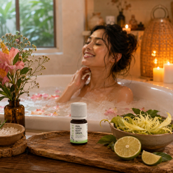 Feel Good Bath Drops - Aromatherapy Drops for Happiness