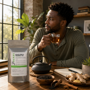 Black Seed & Rooibos Tea - Black Seed Tea with Rooibos Leaf