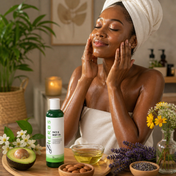 Face and Body Oil (8 oz) - Face and Body Oil for Dry Skin
