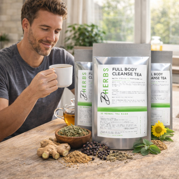 Full Body Cleanse Tea Bundle - Body Detox Tea (1-Month Supply)