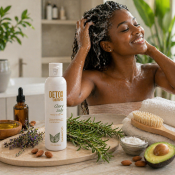 Detox Shampoo - Clary Sage - Hair Detox Shampoo with Clary Sage