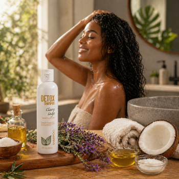 Detox Shampoo - Clary Sage - Hair Detox Shampoo with Clary Sage
