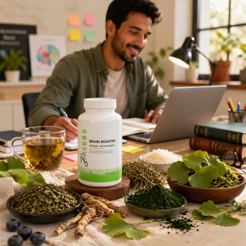 Brain Booster - Herbal Brain Boost Supplement for Memory and Focus