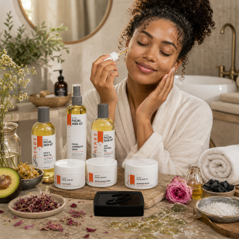 Facial Skin Kit - Herbal Facial Kit For Dry Skin