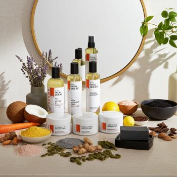 Facial Skin Kit - Herbal Facial Kit For Dry Skin