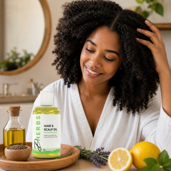Hair & Scalp Oil - Herbal Hair Oil for Natural Hair Treatment