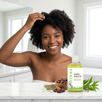 Hair & Scalp Oil - Herbal Hair Oil for Natural Hair Treatment