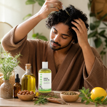 Hair & Scalp Oil - Herbal Hair Oil for Natural Hair Treatment