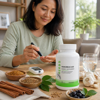 Pancreas Aid - Herbal Supplement for Pancreas Health (100 Capsules)