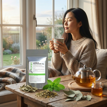 Lungs & Respiratory Tea - Herbal Tea for Lungs - Lung Support Tea