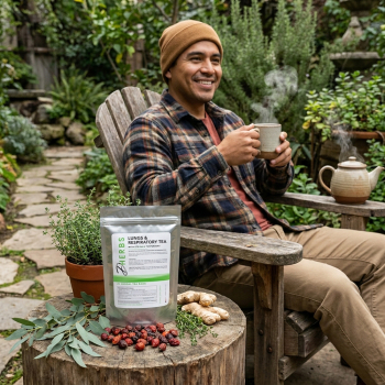 Lungs & Respiratory Tea - Herbal Tea for Lungs - Lung Support Tea