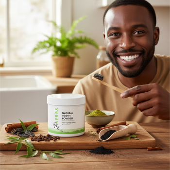 Natural Tooth Powder - Herbal Tooth Powder for Healthy Teeth and Gums