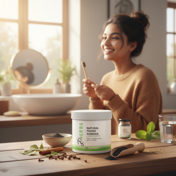 Natural Tooth Powder - Herbal Tooth Powder for Healthy Teeth and Gums