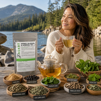 Kidneys, Bladder & Adrenals Tea - Kidney, Bladder and Adrenal Tea for Urinary System Support