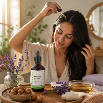 Argan Oil With Lavender (2oz) - Lavender Argan Oil