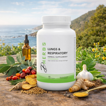 Lungs & Respiratory - Lung Support Supplement &ndash; Herbal Respiratory Health Supplement