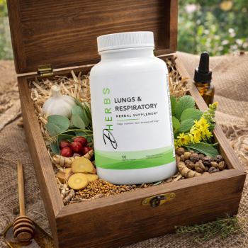 Lungs & Respiratory - Lung Support Supplement &ndash; Herbal Respiratory Health Supplement