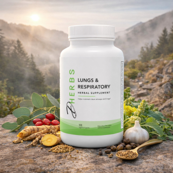 Lungs & Respiratory - Lung Support Supplement &ndash; Herbal Respiratory Health Supplement