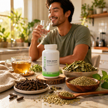 Bowel Motion - Natural Supplement for Regular Bowel Movements (100 Capsules)