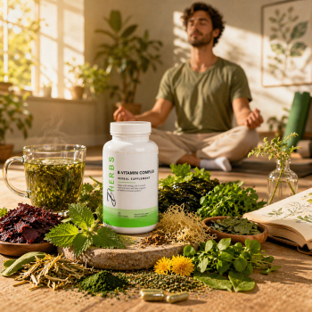 B-Vitamin Complex - Natural Vitamin B Complex Supplement For Vegetarians And Vegans