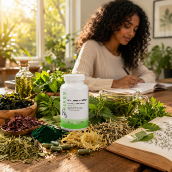 B-Vitamin Complex - Natural Vitamin B Complex Supplement For Vegetarians And Vegans