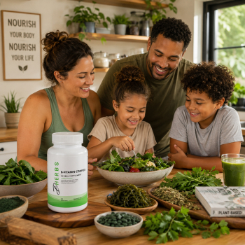 B-Vitamin Complex - Natural Vitamin B Complex Supplement For Vegetarians And Vegans