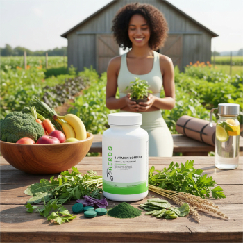 B-Vitamin Complex - Natural Vitamin B Complex Supplement For Vegetarians And Vegans