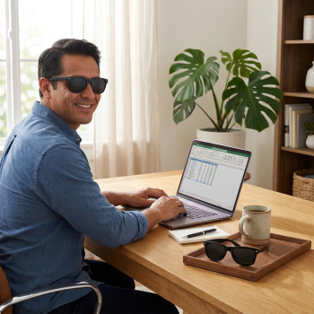 Pinhole Glasses - Pinhole Glasses For Vision Improvement - Natural Vision Support and Eye Comfort