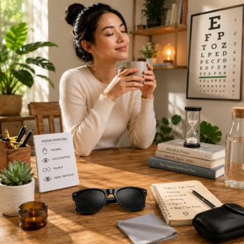 Pinhole Glasses - Pinhole Glasses For Vision Improvement - Natural Vision Support and Eye Comfort