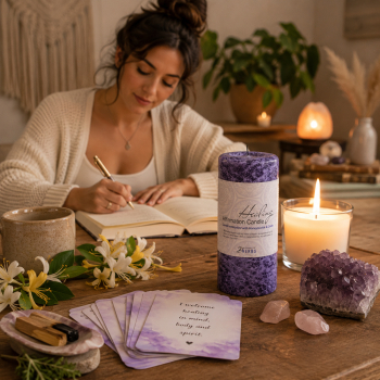 Healing Affirmation Candle - Positive Affirmation Candle