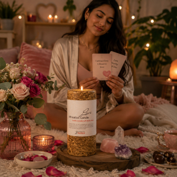 Love Affirmation Candle - Positive Affirmation Candle