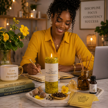 Success Affirmation Candle - Positive Affirmation Candle