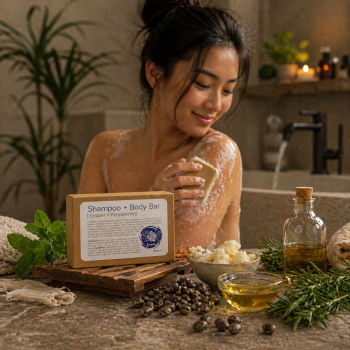 Shampoo + Body Bar (Juniper & Peppermint) - Shampoo And Body Bar