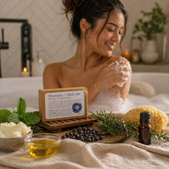 Shampoo + Body Bar (Juniper & Peppermint) - Shampoo And Body Bar
