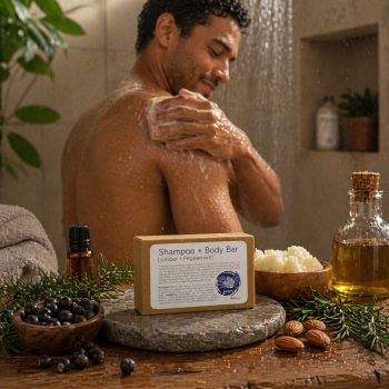 Shampoo + Body Bar (Juniper & Peppermint) - Shampoo And Body Bar