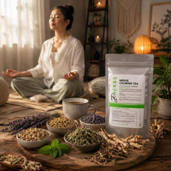 Nerve-Calming Tea - Stress Relief Tea for Anxiety and Sleep