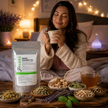 Nerve-Calming Tea - Stress Relief Tea for Anxiety and Sleep